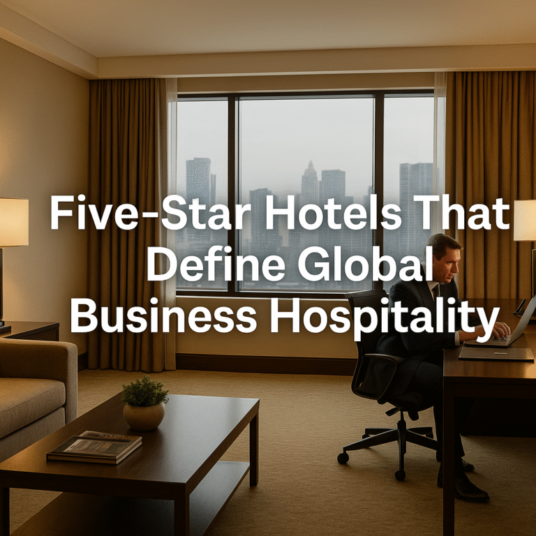 Five Star Hotels That Define Global Business Hospitality